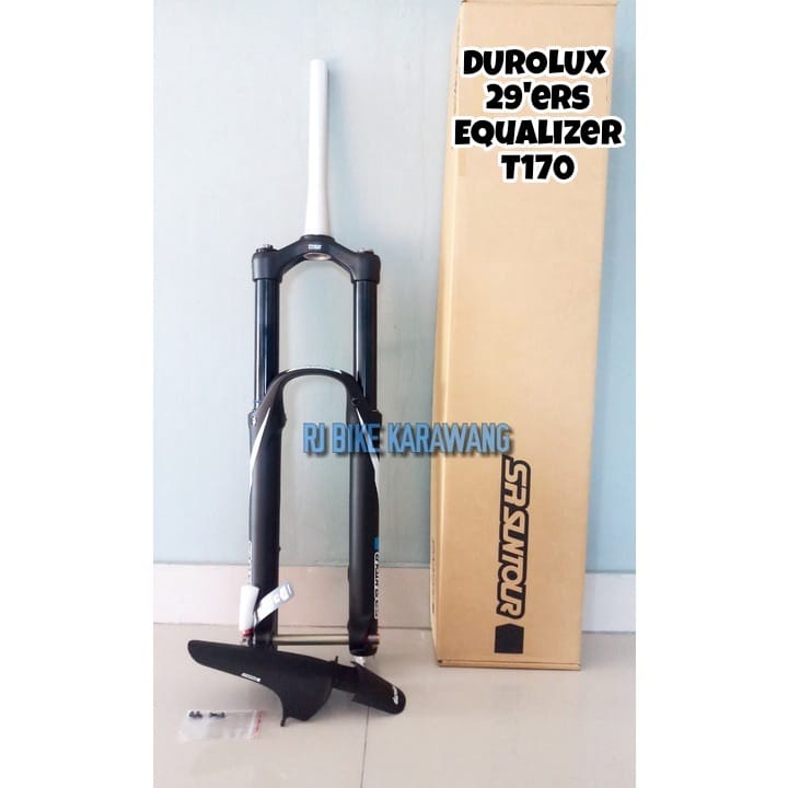 FORK MTB SUNTOUR DUROLUX BOOST 27.5&quot; dan 29&quot; 36 EQUALIZER MATT BLACK