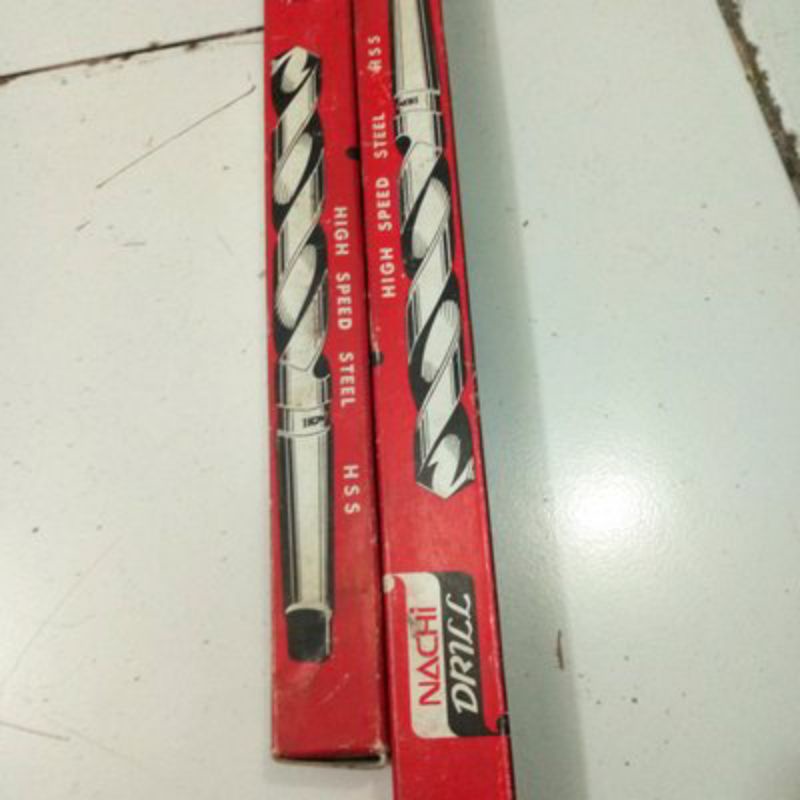 mata bor. drill nachi hss taper 22mm.taper shank nachi japan
