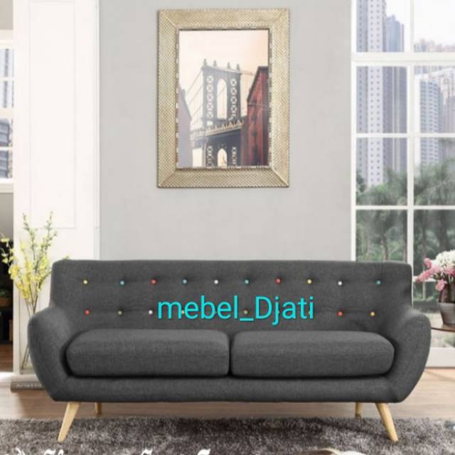 Kursi sofa retro sofa Scandinavian