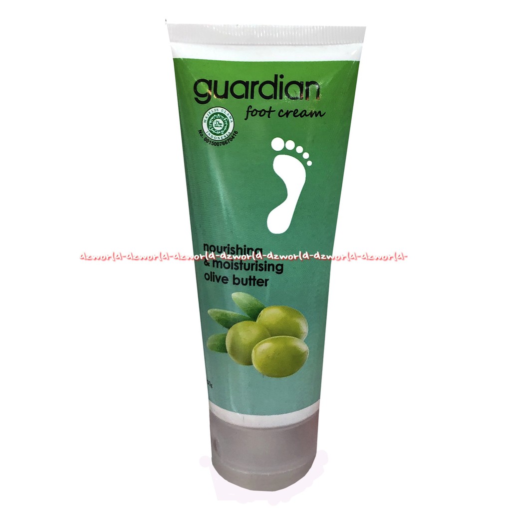 Guardian Foot Cream Nourishing Moisturising Olive Butter 100gr Krim Pelembut Kaki Pecah Pecah