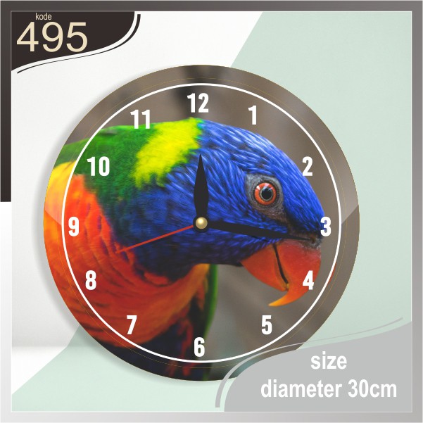 IDE495 - Waldecor Hiasan Jam Dinding ANIMAL