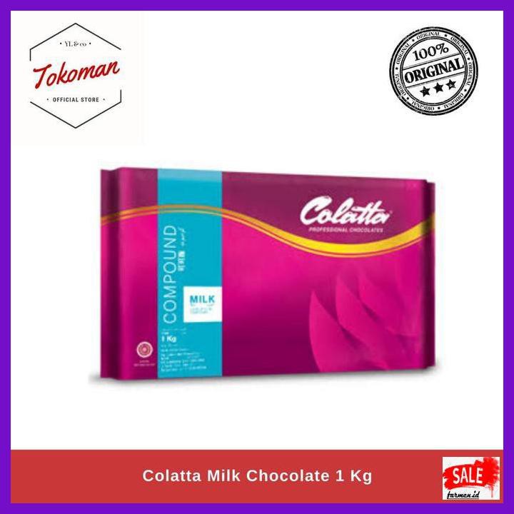 

SAKMACOKLAT- COLATTA MILK CHOCOLATE 1 KG / COKLAT COMPOUND MILK -MAKANAN-MINUMAN.