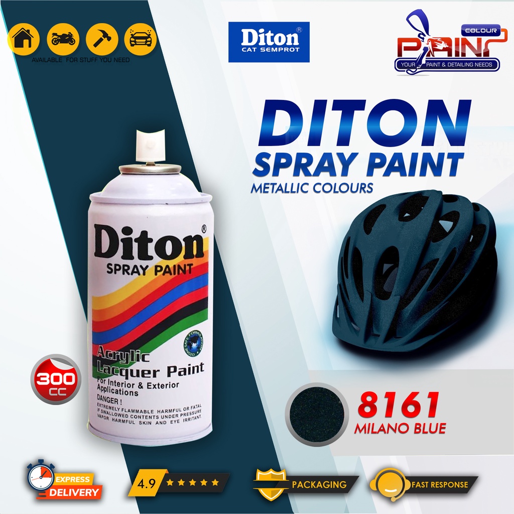 Diton 8161 Milano Blue Cat Semprot/Pylox/Samurai Motor/Helm/Gundam