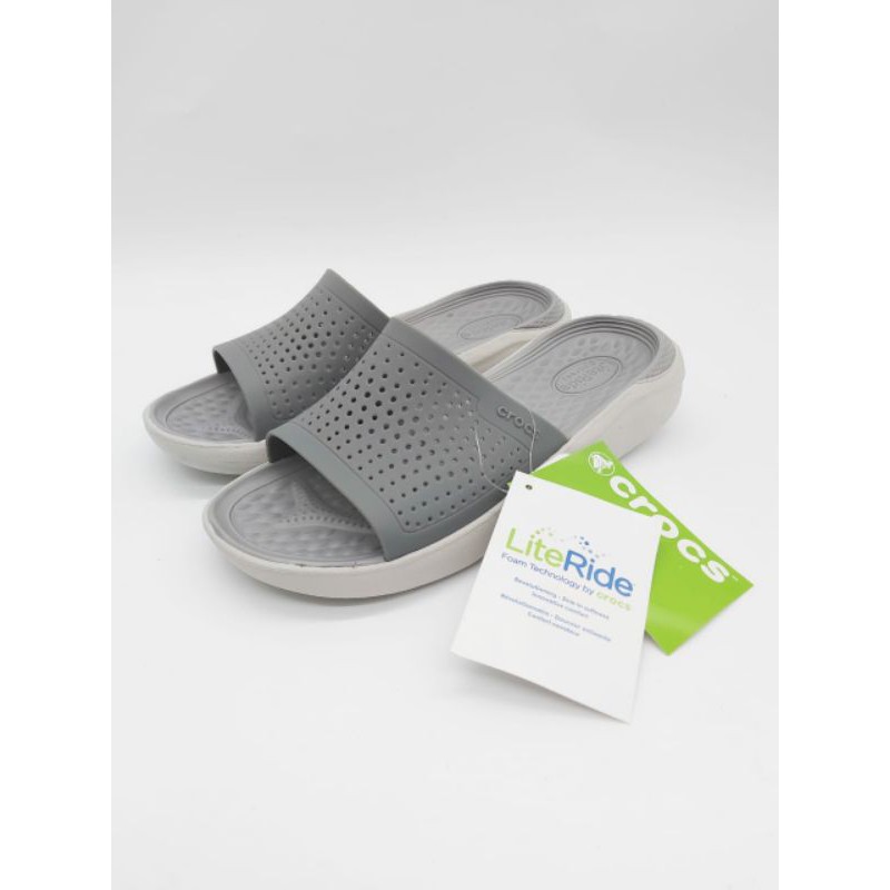 Sandal Crocs literide slide / crocs pria wanita