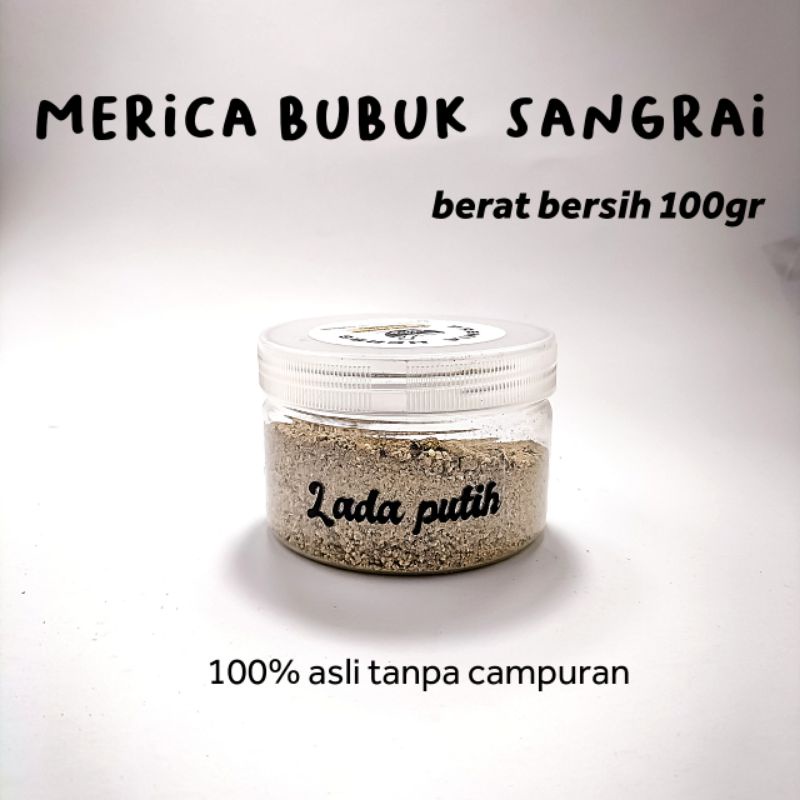 

MERICA BUBUK SANGRAI LADA BUBUK ASLI BUMBU DAPUR BUBUK LADA BUBUK PREMIUM MURNI WHITE PEPPER
