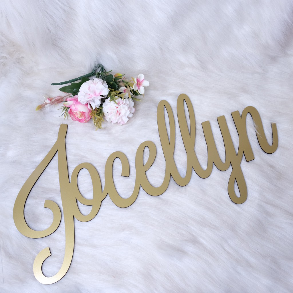 Wooden Name Plaque