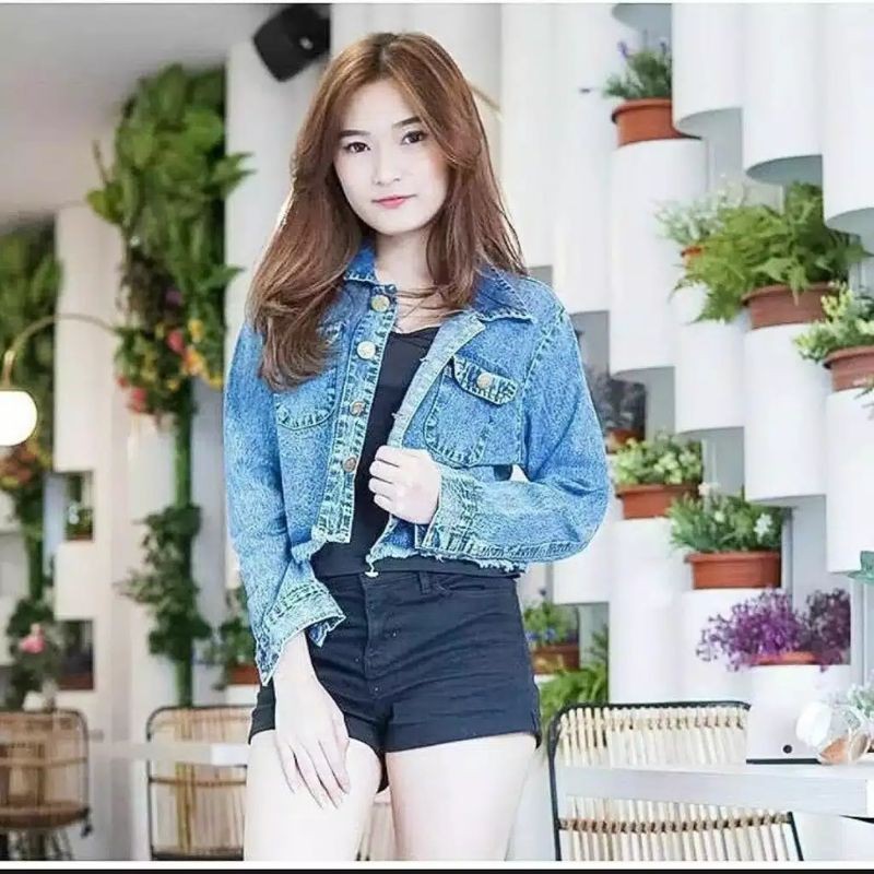 JULIZAR SETELAN BAJU WANITA JAKET CELANA JEANS STELAN OUTFIT