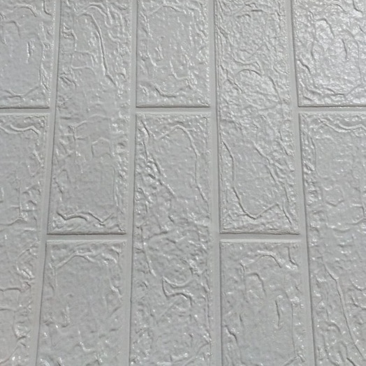 ❄ TMALL ❄ R461 Wallpaper Dinding Foam 3D / Stiker Wallpaper Dinding Mini Dekorasi / Wallpaper 3D-PUTIH