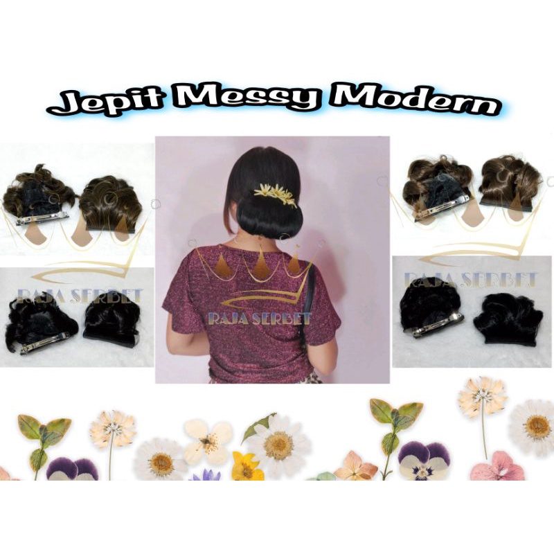 Jepit Rambut Messy / Jepit Rambut modern / Jepit Rambut Praktis