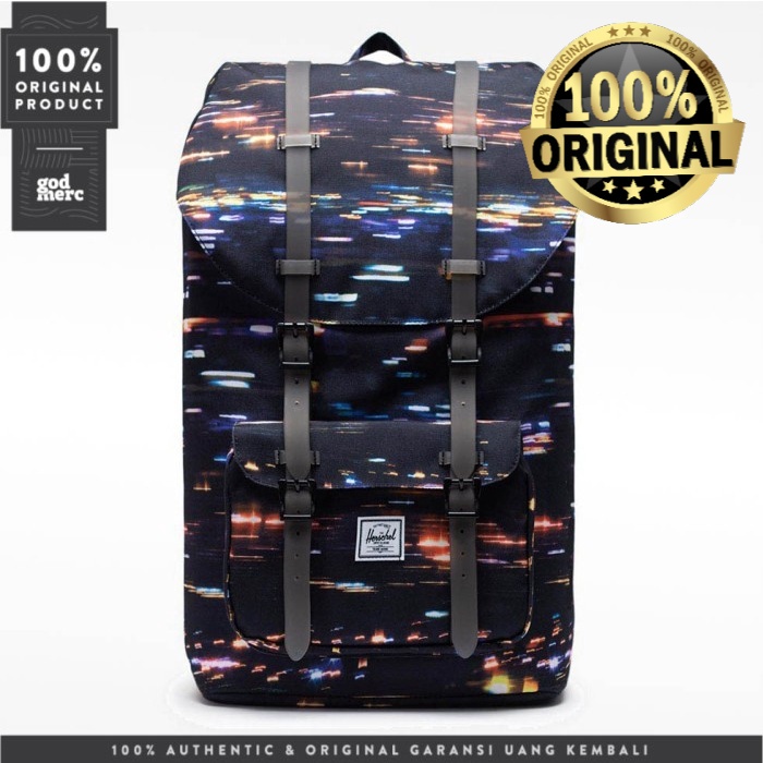 ORIGINAL ORI 100%  Herschel Backpack Little America Backpack Night 682155