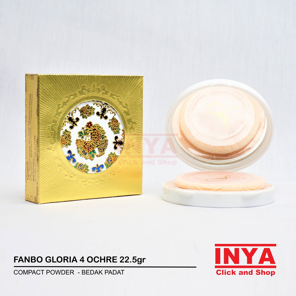 FANBO GLORIA 4 OCHRE COMPACT POWDER 22.5gr - BEDAK PADAT