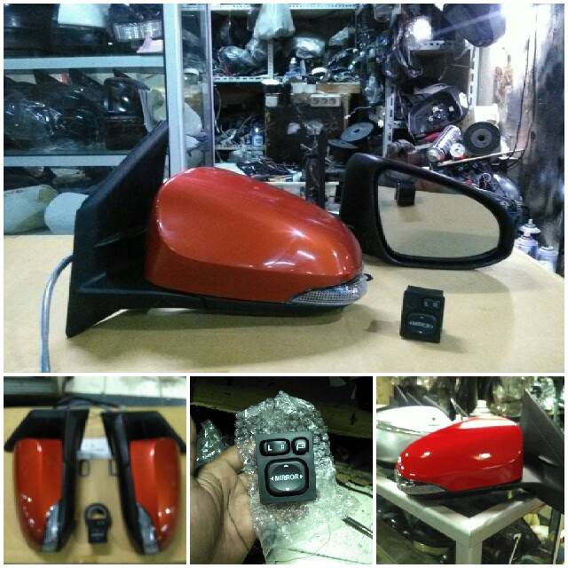 Modifikasi spion etios valco pake spion all new yaris TRD  retrack plus swich plus modul