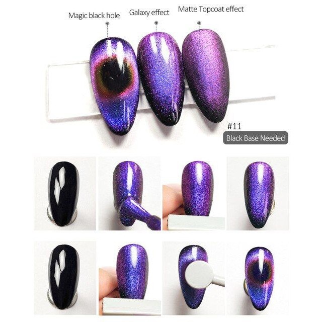 Magnetic nails art stick 3D effect cat eye polish tools uv gel manicure