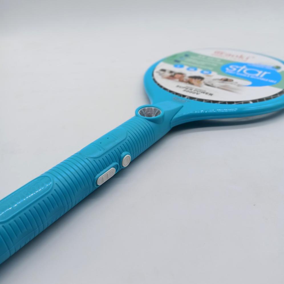 Aoki Raket Nyamuk Cas Kabel Ak 887B