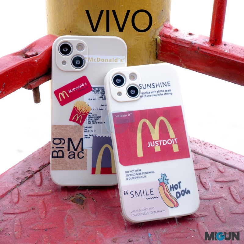 MCDONALD’S Softcase For VIVO Y20 Y12 Y15 Y17 Y12i Y20S Y20i Y12S Y31 Y51 Y91 Y93 Y95 Y91C Y30 Y50 Y11 Y12i
