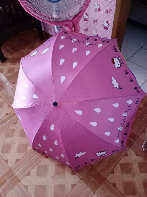 Payung Lipat Motif Hello Kitty Kuat Kokoh Anti Uv Nagoya Nf-417