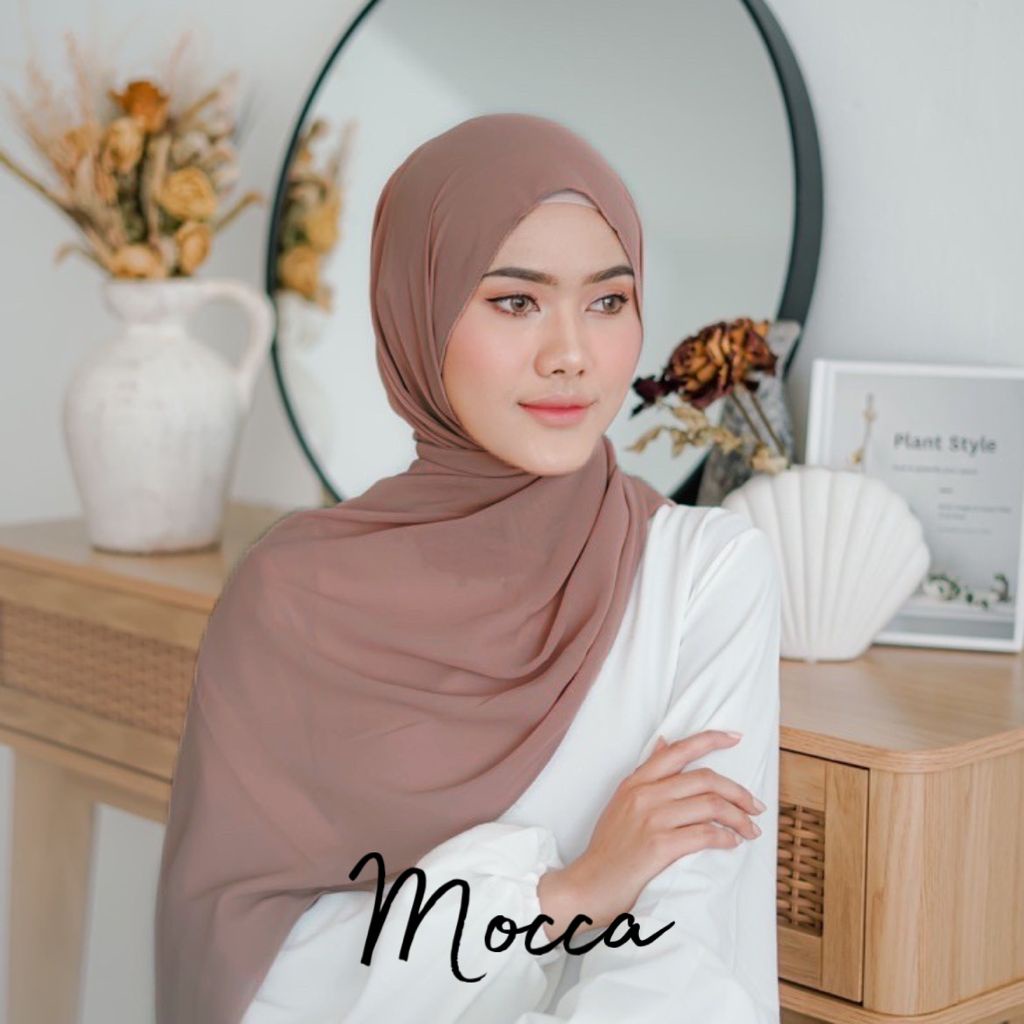 [PROMO] PASHMINA CERUTY BABYDOL / JILBAB / TERMURAH / PASHMINA / KERUDUNG PASHMINA CRUTY / GOJEK/OCD-CERUTY MOCCA