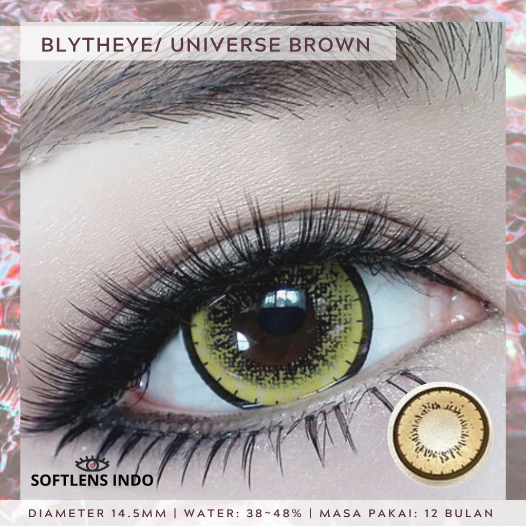 Softlens Princess universe/ EOS Blytheye brown/ coklat