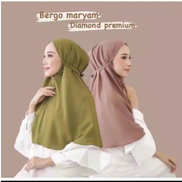 Bergo Maryam Premium Bergo Maryam Diamond