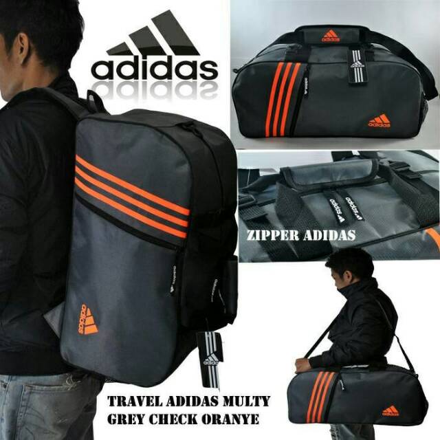 Travel Bag Tas Olahraga Sport Adidas Fitness Gym Cowok Keren Ransel