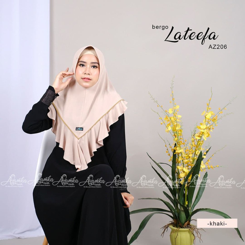 JILBAB INSTAN BERGO LATEEFA [AZAMKA]