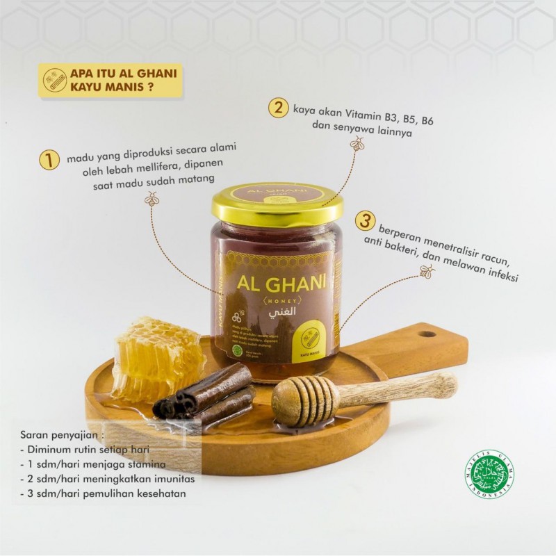 

Madu - Murni Kayu Manis Herbal Asli AL GHANI 300 gr