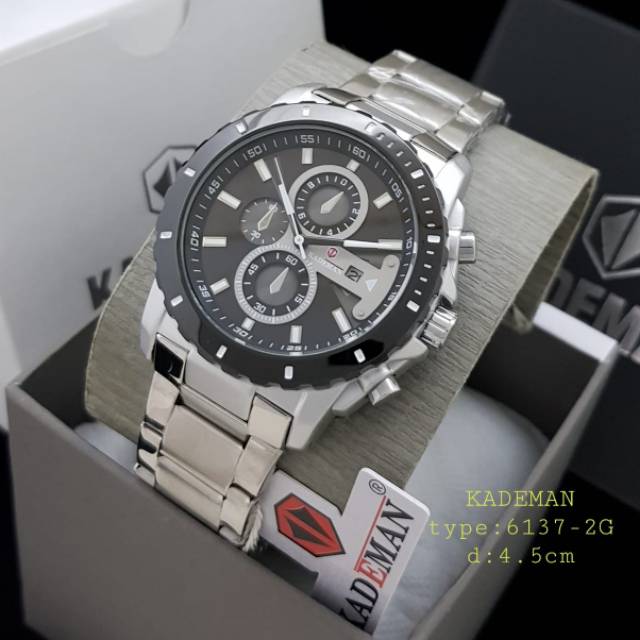 JAM TANGAN PRIA KADEMAN TYPE 6137 - 2G