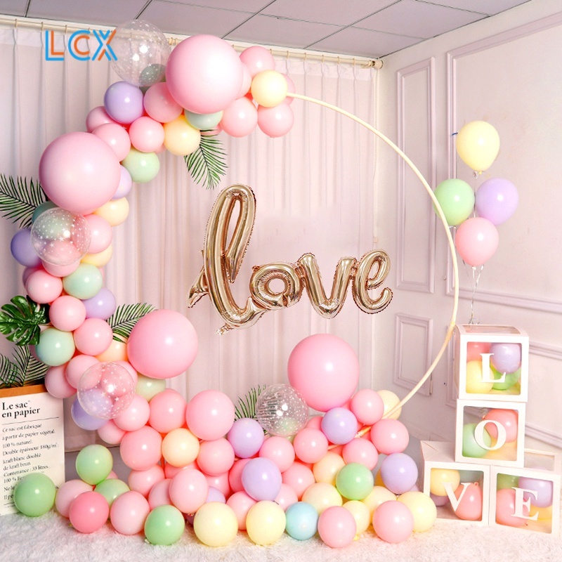 LCX Balon Pesta / Balon Letter Love Latin Mini Tulisan Love Leter / Balon Foil Love Sambung Mini Leter