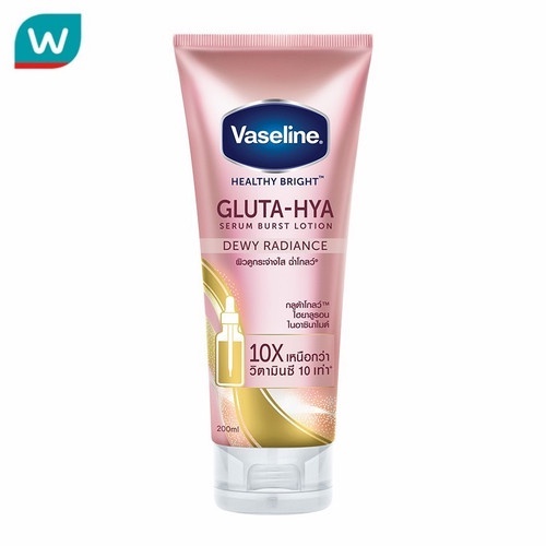 Vaseline Gluta Hya Dewy Radiance / Flawless Bright Healthy Bright​ Gluta Hyaluron Pro-Retinol Serum UV Body Lotion Thailand Original 200 ml