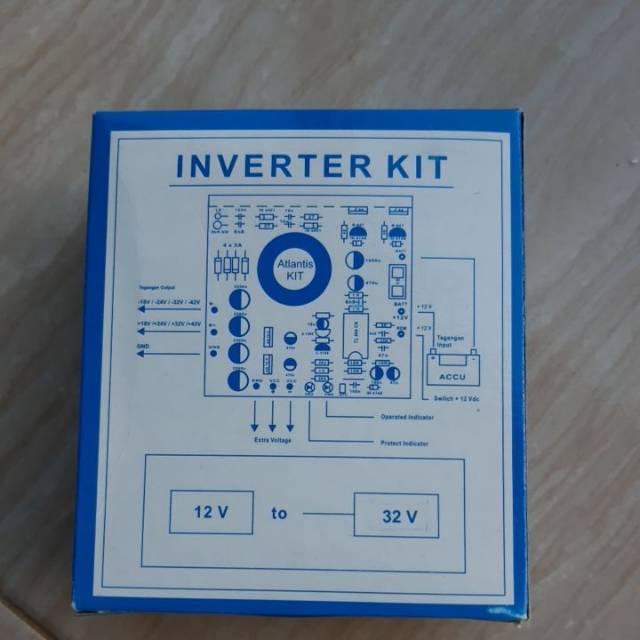 KIT INVERTER DC12V TO 18V 24V 32V MOBIL 12V