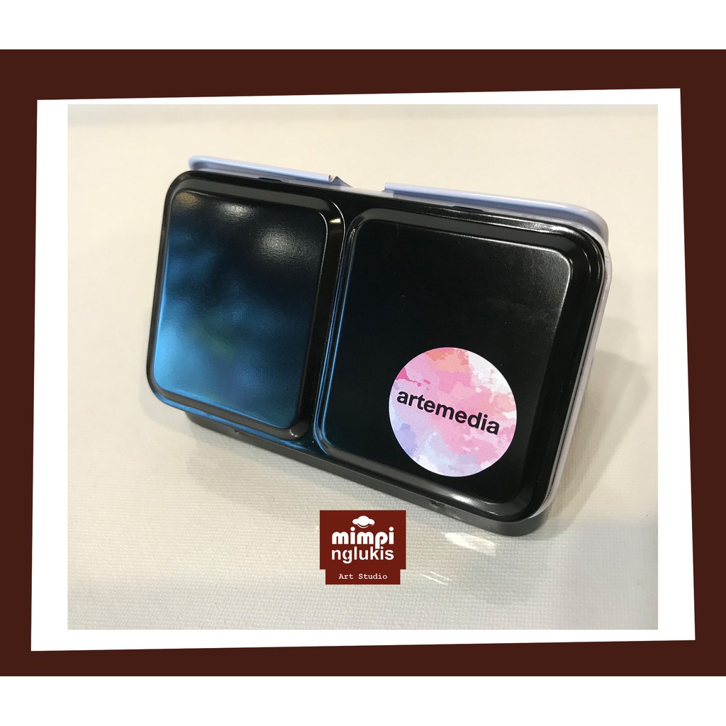 

watercolor metal palette box
