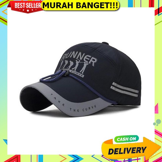 Topi Import Pria Distro Baseball Discovery Model Baru Original Keren 2022 Baseball Cap : Runner - To