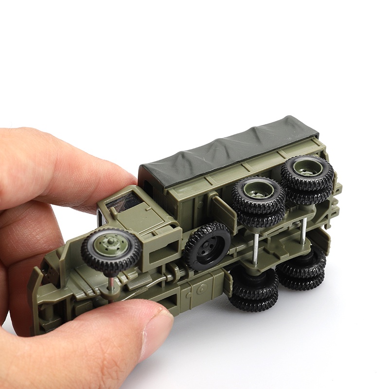 Mainan Rakit Model Truk Militer Hummer M3 M35 4D Skala 1 / 72 WW2