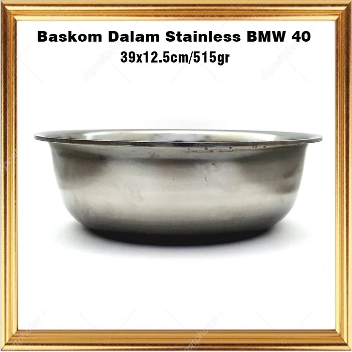 Baskom Dalam/Mixing Bowl Stainless BMW 40cm