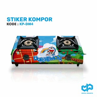 Hiasan Dapur Stiker  Kompor  Motif Doraemon  2 Tungku Free 