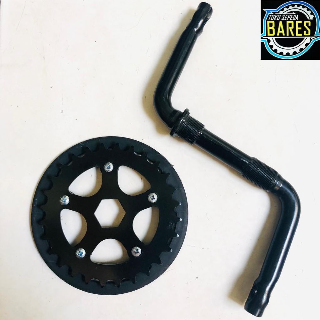 Gir Tengah Langsung Sepeda BMX / Mini Anak United 12 / 16 / 18 / 20 28T / 32T / 44T Engkol / Crank Gear