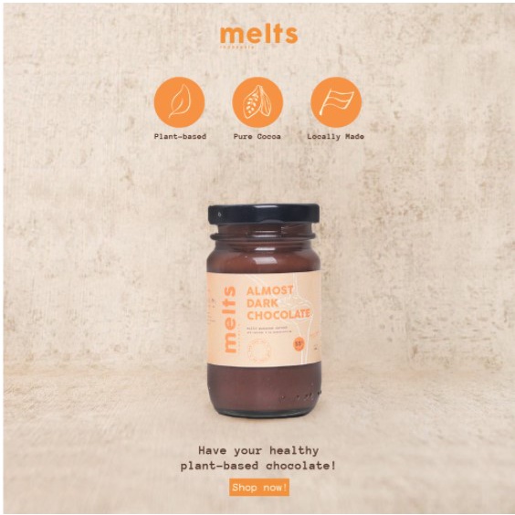 

MELTS Almost Dark Chocolate Spread (Mini 140g)
