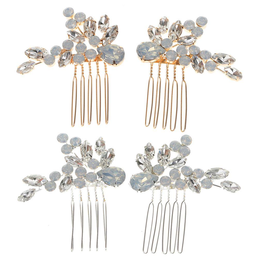 2pcs / set Sisir Rambut Wanita Untuk Aksesoris Pernikahan