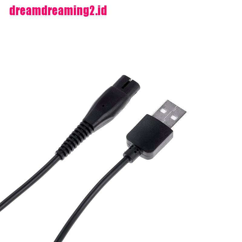 （✔✔❤A00390 5V Kabel charger USB plug Untuk Alat Cukur Elektrik RQ310 / 311 / 312 / 320