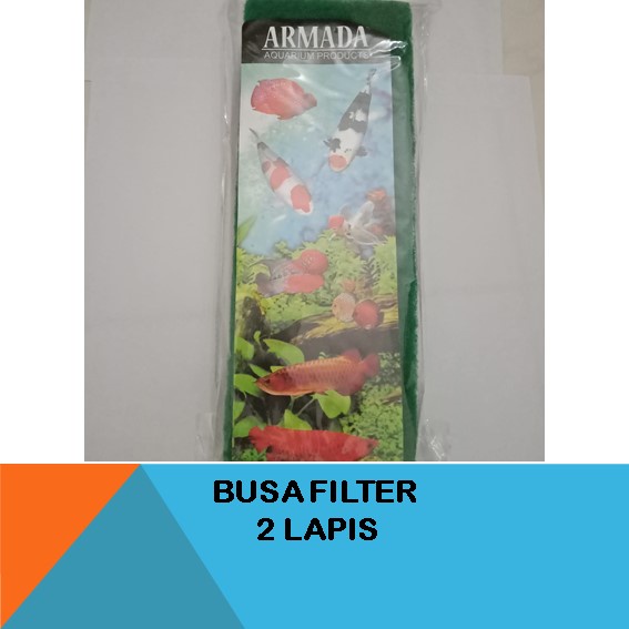 Busa Kapas Media Filter Aquarium Xinyou 2 Lapis