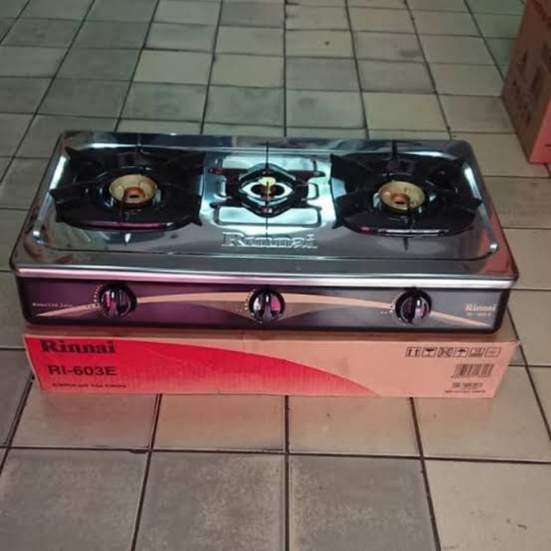 Kompor Rinnai 3 Tungku RI-603E