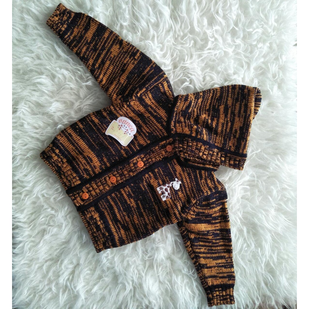 Jaket Bayi Rajut Onnea Warna Topi Laki Perempuan-19