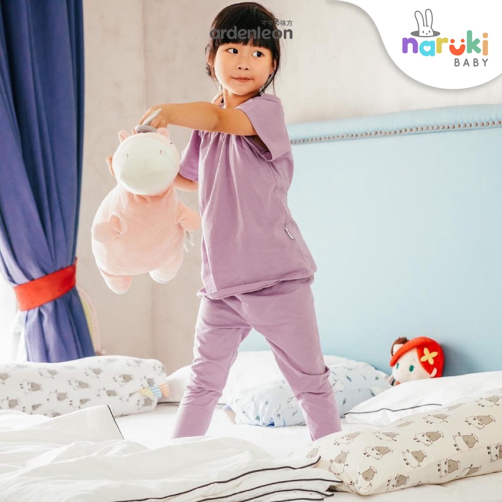 Ardenleon Girls Nara Set 3L/4L/5L (4-7yrs) Arden Leon Baju Setelan Kasual Anak