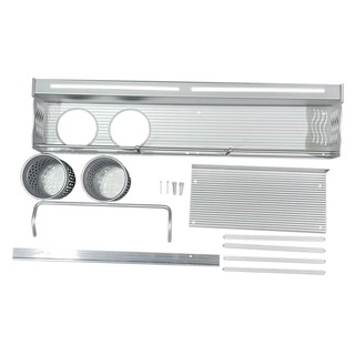 Rak Dinding Dapur Rak Multifungsi S58a Aluminium Dua susun Rak Dinding Dapur Rak Multifungsi S58a Aluminium Dua susun
