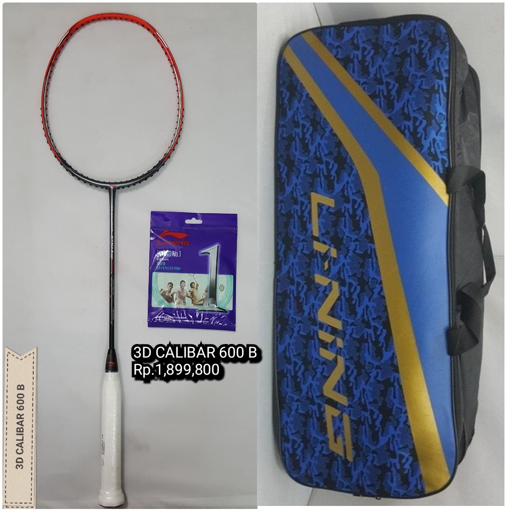 RAKET BADMINTON - LINING 3D CALIBAR 600B - ORIGINAL