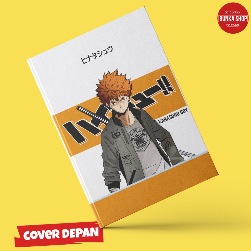 

Note Book Anime Haikyuu Karasuno Hinata Shoyo Hardcover A5 Buku Tulis Catatan Note Agenda Planner