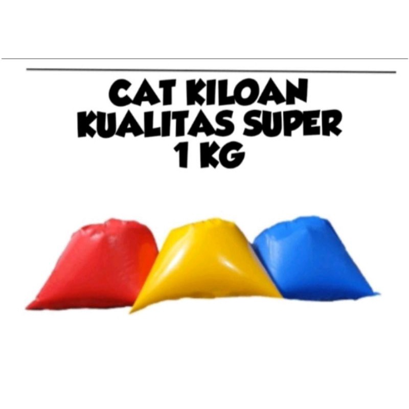 cat kiloan / cat tembok dinding 1kg berkualitas