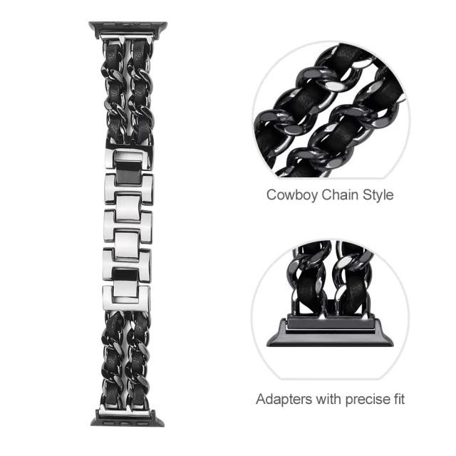 Strap Apple Watch Paris Bracelet Stainless 38mm/40mm/41mm/42mm/44mm/45mm/49mm