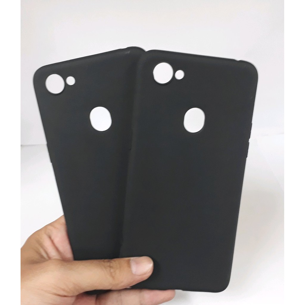 Softcase Oppo A11k F3 F5 F7 F9 F11 A7 A5S F11 Pro Silikon Case Jelly Slim Matte Hitam Lentur