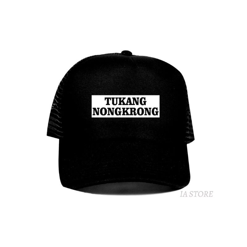 Topi Trucker Jaring Custom Tukang Nongkrong